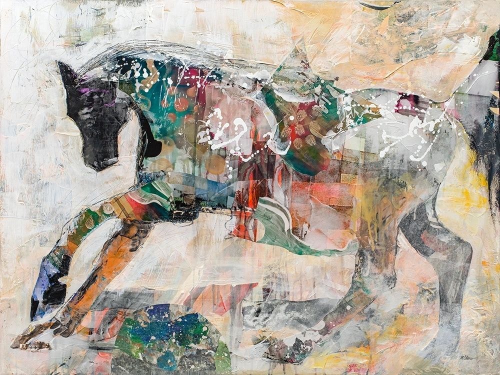 Dancing in My Dreams — mixed media painting by Marjorie Claus