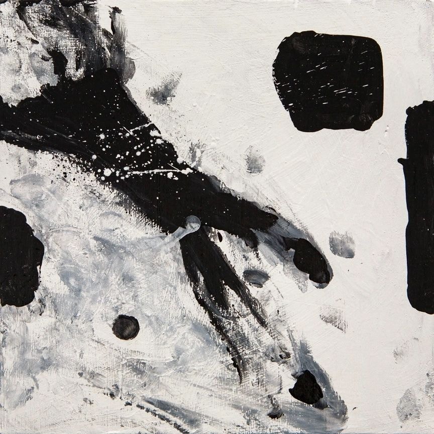 Plunging Forward — mixed media painting by Marjorie Claus