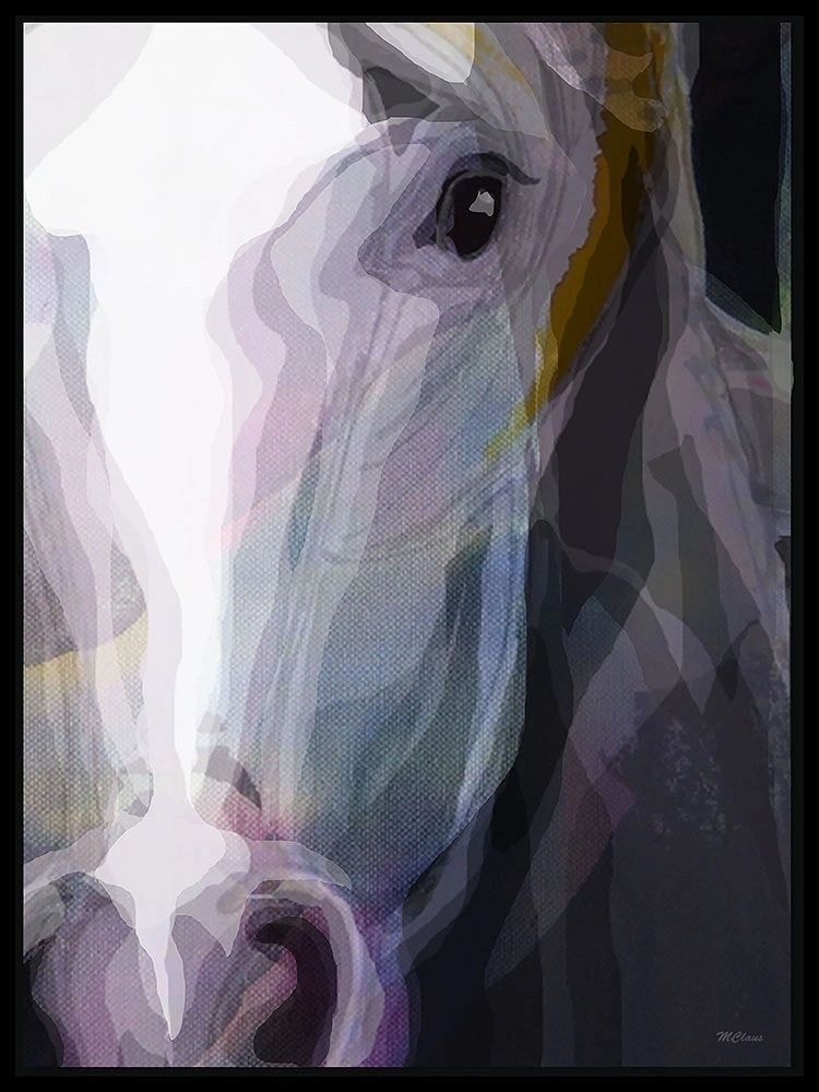 Eye on Silver — mixed media painting by Marjorie Claus
